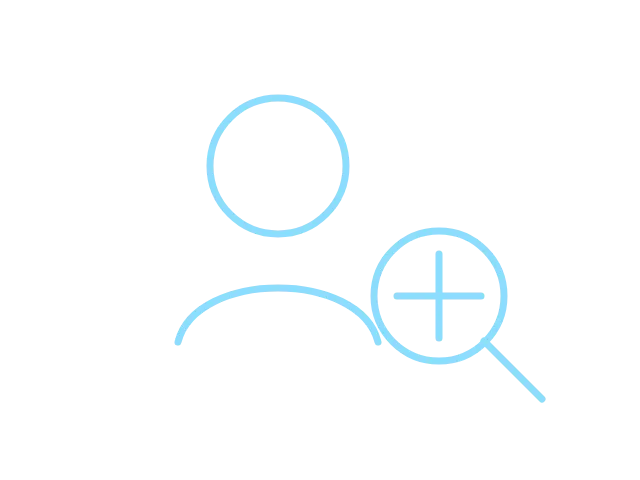 Connected candidate profile illustration representing IT support for recruitment agencies